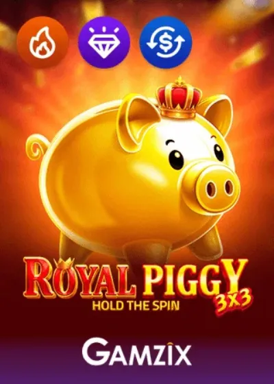 Play 3x3 Royal Piggy Hold the Spin by Gamzix